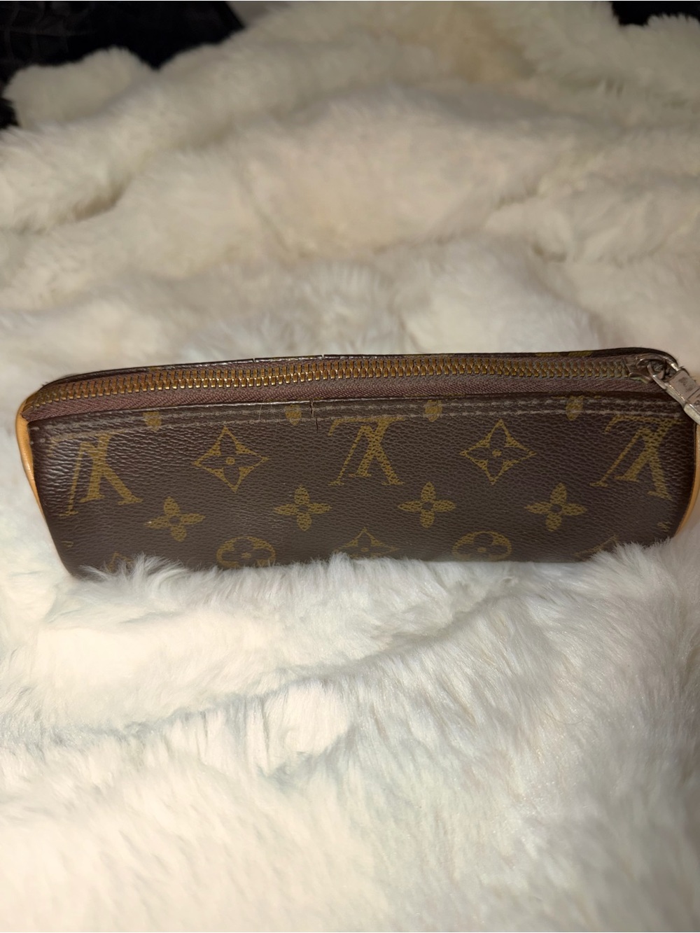 Authentic Vintage Louis Vuitton Monogram Papillon Pouch / Trousse Ronde.